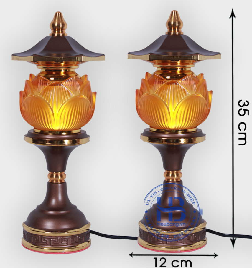 Đèn Thờ Hoa Sen 1 Bông Lưu Ly 35cm Cao Cấp Đẹp Tại Hà Nội.png